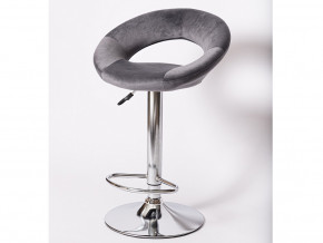 Барный стул BN 1009 Вельвет графит/хром в Красноуфимске - krasnoufimsk.magazinmebel.ru | фото - изображение 1