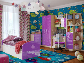 Детская комната Юниор-2 Фиолетовый металлик в Красноуфимске - krasnoufimsk.magazinmebel.ru | фото