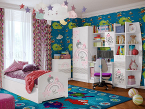 Детская комната Юниор-2 Принцесса 1 в Красноуфимске - krasnoufimsk.magazinmebel.ru | фото