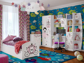 Детская комната Юниор-2 Принцесса в Красноуфимске - krasnoufimsk.magazinmebel.ru | фото - изображение 1