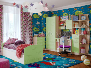 Детская комната Юниор-2 Салатовый в Красноуфимске - krasnoufimsk.magazinmebel.ru | фото