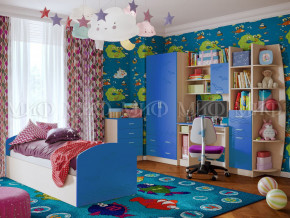 Детская комната Юниор-2 Синий в Красноуфимске - krasnoufimsk.magazinmebel.ru | фото