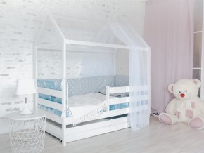 Детская кровать Домик Эко с ящиками белый в Красноуфимске - krasnoufimsk.magazinmebel.ru | фото - изображение 2