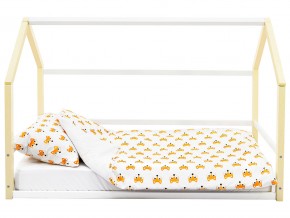 Детская кровать-домик Монтессори Svogen бежево-белый в Красноуфимске - krasnoufimsk.magazinmebel.ru | фото - изображение 7