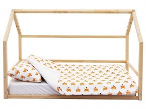 Детская кровать-домик Монтессори Svogen натура в Красноуфимске - krasnoufimsk.magazinmebel.ru | фото - изображение 2