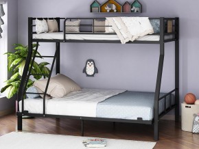 Двухъярусная кровать Гранада-1 140 черный в Красноуфимске - krasnoufimsk.magazinmebel.ru | фото