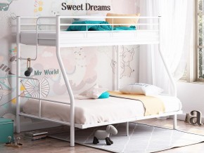 Двухъярусная кровать Гранада-3 140 белый в Красноуфимске - krasnoufimsk.magazinmebel.ru | фото - изображение 1