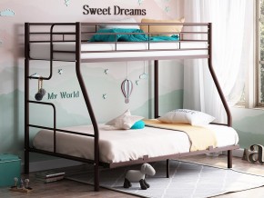 Двухъярусная кровать Гранада-3 140 коричневый в Красноуфимске - krasnoufimsk.magazinmebel.ru | фото