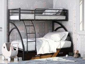 Двухъярусная кровать Виньола-2 Я черный в Красноуфимске - krasnoufimsk.magazinmebel.ru | фото