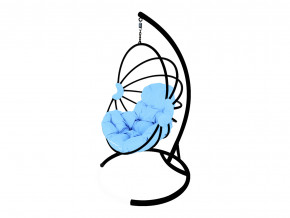 Кокон Веер без ротанга голубая подушка в Красноуфимске - krasnoufimsk.magazinmebel.ru | фото - изображение 1
