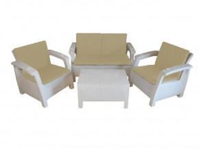 Комплект уличной мебели Yalta Premium Terrace Set белый в Красноуфимске - krasnoufimsk.magazinmebel.ru | фото