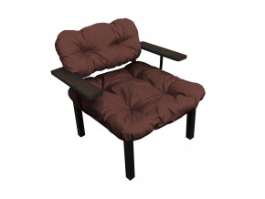 Кресло Дачное коричневая подушка в Красноуфимске - krasnoufimsk.magazinmebel.ru | фото - изображение 1