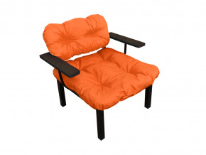 Кресло Дачное оранжевая подушка в Красноуфимске - krasnoufimsk.magazinmebel.ru | фото