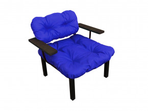 Кресло Дачное синяя подушка в Красноуфимске - krasnoufimsk.magazinmebel.ru | фото