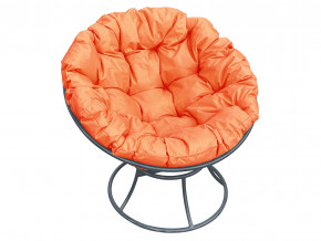 Кресло Папасан без ротанга оранжевая подушка в Красноуфимске - krasnoufimsk.magazinmebel.ru | фото - изображение 1