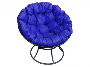 Кресло Папасан без ротанга синяя подушка в Красноуфимске - krasnoufimsk.magazinmebel.ru | фото - изображение 1