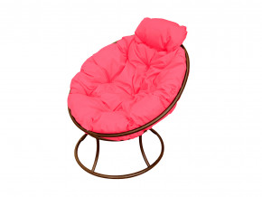 Кресло Папасан мини без ротанга розовая подушка в Красноуфимске - krasnoufimsk.magazinmebel.ru | фото - изображение 1