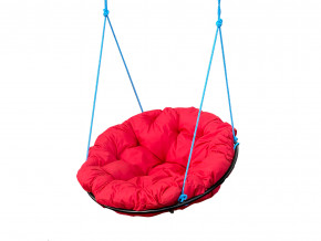 Кресло Папасан подвесное красная подушка в Красноуфимске - krasnoufimsk.magazinmebel.ru | фото