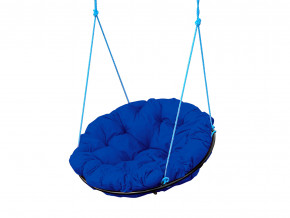 Кресло Папасан подвесное синяя подушка в Красноуфимске - krasnoufimsk.magazinmebel.ru | фото