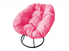 Кресло Пончик без ротанга розовая подушка в Красноуфимске - krasnoufimsk.magazinmebel.ru | фото