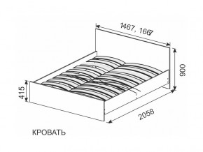 Кровать 1600х2000 ортопедическое основание в Красноуфимске - krasnoufimsk.magazinmebel.ru | фото