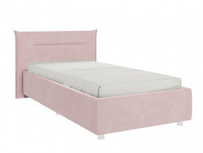 Кровать Альба 900 велюр нежно-розовый в Красноуфимске - krasnoufimsk.magazinmebel.ru | фото - изображение 1