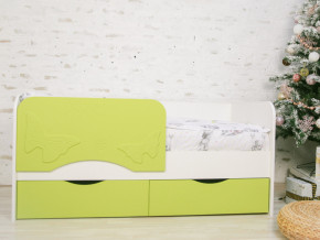 Кровать Бабочка белый/салатовый софт в Красноуфимске - krasnoufimsk.magazinmebel.ru | фото