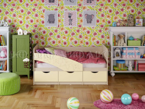 Кровать Бабочки 1600 Ваниль в Красноуфимске - krasnoufimsk.magazinmebel.ru | фото
