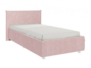 Кровать Бест 900 велюр нежно-розовый в Красноуфимске - krasnoufimsk.magazinmebel.ru | фото - изображение 1