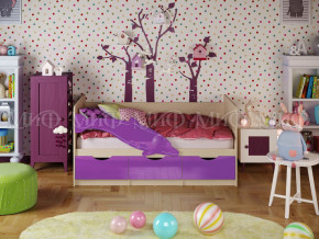 Кровать Дельфин-1 1800 Фиолетовый металлик в Красноуфимске - krasnoufimsk.magazinmebel.ru | фото - изображение 1
