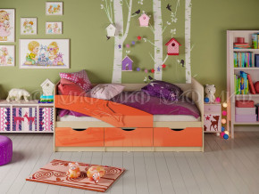Кровать Дельфин 1600 Оранжевый металлик в Красноуфимске - krasnoufimsk.magazinmebel.ru | фото