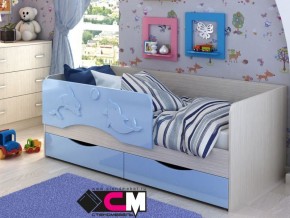 Кровать детская Алиса КР 812 голубая 1600 в Красноуфимске - krasnoufimsk.magazinmebel.ru | фото