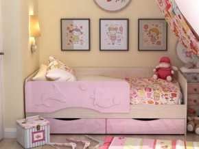 Кровать детская Алиса КР 812 розовая 1600 в Красноуфимске - krasnoufimsk.magazinmebel.ru | фото
