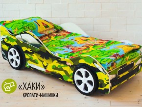Кровать детская машина Хаки в Красноуфимске - krasnoufimsk.magazinmebel.ru | фото - изображение 2