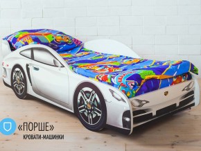 Кровать детская машинка Порше в Красноуфимске - krasnoufimsk.magazinmebel.ru | фото - изображение 1