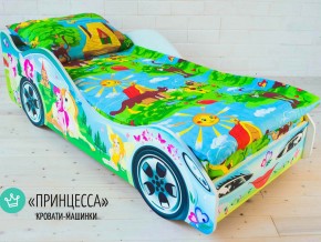 Кровать детская машинка Принцесса в Красноуфимске - krasnoufimsk.magazinmebel.ru | фото