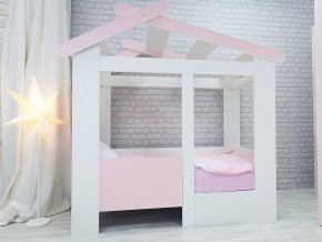 Кровать детская Теремок без ящика розовая в Красноуфимске - krasnoufimsk.magazinmebel.ru | фото