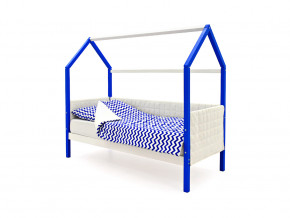 Кровать-домик мягкий Svogen сине-белый в Красноуфимске - krasnoufimsk.magazinmebel.ru | фото - изображение 1