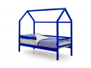 Кровать-домик Svogen с бортиком синий в Красноуфимске - krasnoufimsk.magazinmebel.ru | фото
