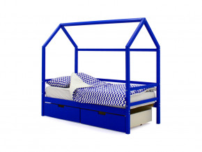 Кровать-домик Svogen с ящиками синий в Красноуфимске - krasnoufimsk.magazinmebel.ru | фото - изображение 1
