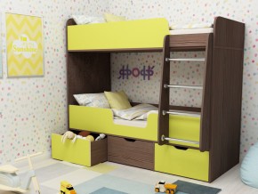 Кровать двухъярусная Малыш двойняшка бодега-лайм в Красноуфимске - krasnoufimsk.magazinmebel.ru | фото - изображение 1