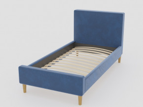 Кровать Линси 900 синий в Красноуфимске - krasnoufimsk.magazinmebel.ru | фото
