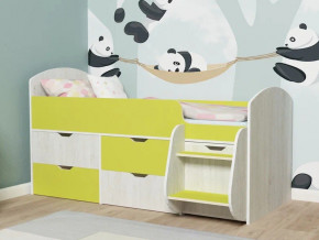 Кровать Малыш-7 Винтербер-Лайм в Красноуфимске - krasnoufimsk.magazinmebel.ru | фото