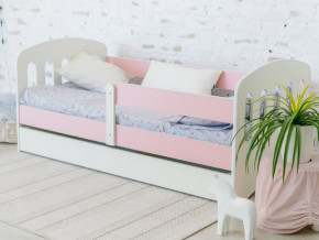 Кровать Малыш с ящиком розовый в Красноуфимске - krasnoufimsk.magazinmebel.ru | фото