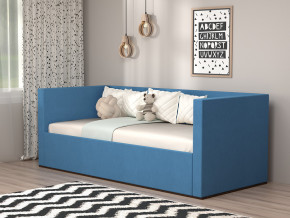 Кровать мягкая с подъёмным механизмом арт. 030 синий в Красноуфимске - krasnoufimsk.magazinmebel.ru | фото