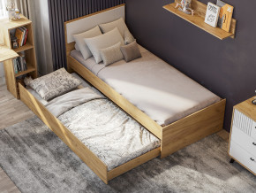 Кровать одинарная Милан выкатная с настилом в Красноуфимске - krasnoufimsk.magazinmebel.ru | фото