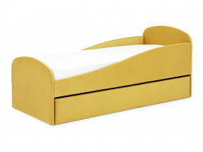 Кровать с ящиком Letmo горчичный (велюр) в Красноуфимске - krasnoufimsk.magazinmebel.ru | фото - изображение 9