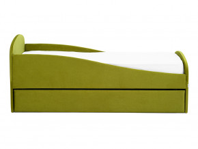 Кровать с ящиком Letmo оливковый (велюр) в Красноуфимске - krasnoufimsk.magazinmebel.ru | фото - изображение 6