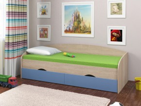 Кровать Соня 2 сонома-голубой в Красноуфимске - krasnoufimsk.magazinmebel.ru | фото - изображение 1