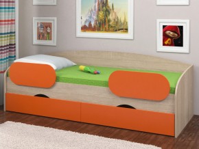 Кровать Соня 2 сонома-оранжевый в Красноуфимске - krasnoufimsk.magazinmebel.ru | фото - изображение 2